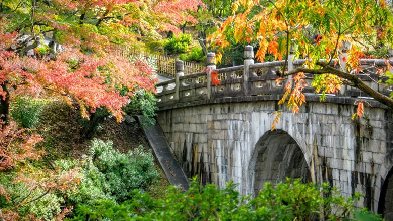 Kyoto stone bridge