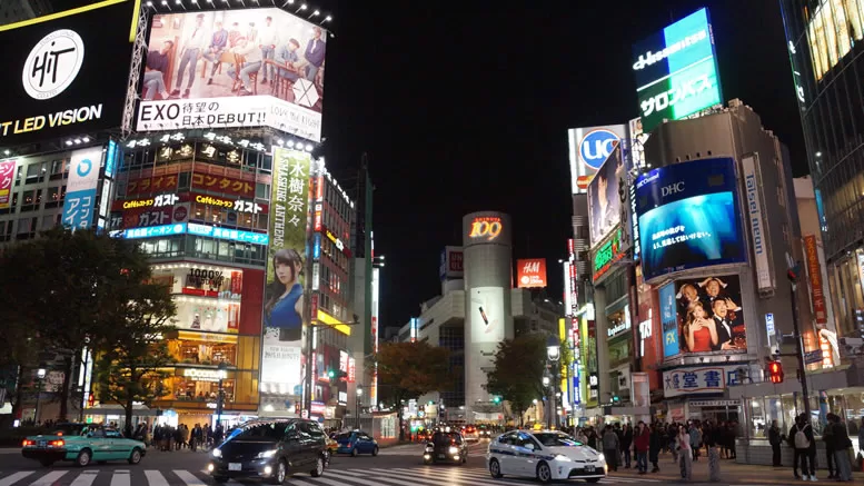 Shibuya at night