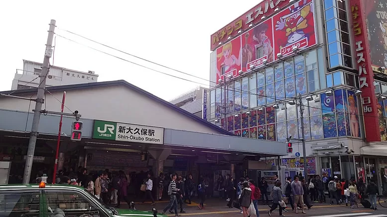 shin okubo station